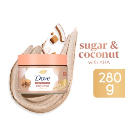 DOVE - DOVE Sugar & Coconut Body Scrub with AHA 280g