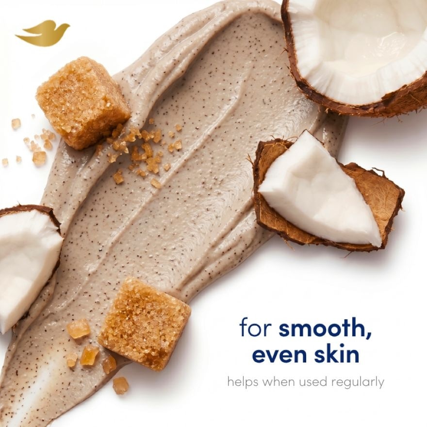 DOVE Sugar & Coconut Body Scrub with AHA 280g