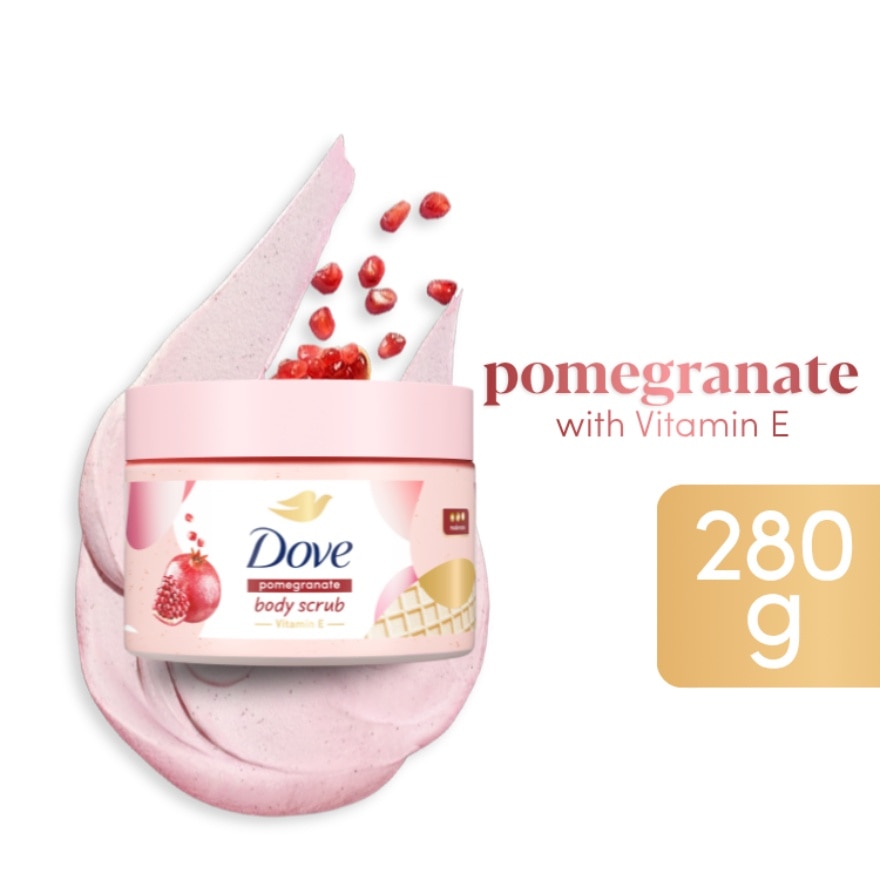 DOVE Pomegranate Body Scrub with Vitamin E 280g