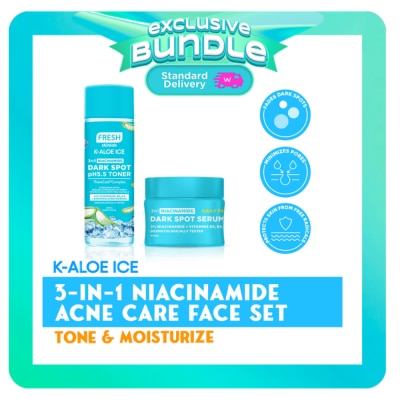 FRESH - FRESH K ALOE ICE 3IN1 Niacinamide Acne Care Face Set image