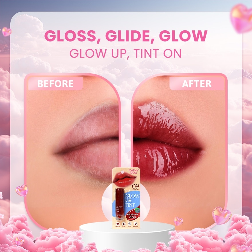 CATHY DOLL Glow Oil Tint 09 Autumn Brick 2.4g image