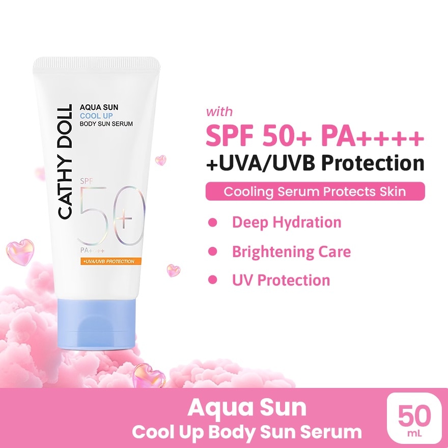 CATHY DOLL Aqua Sun Cool Up Body Sun Serum SPF50 50ml
