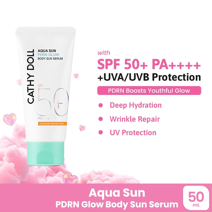 CATHY DOLL PDRN Glow Body Sun Serum SPF50 50ml