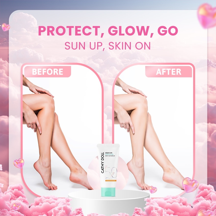 CATHY DOLL PDRN Glow Body Sun Serum SPF50 50ml