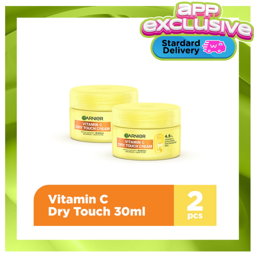 GARNIER VIT C DRY TOUCH CREAM TWIN PACK image