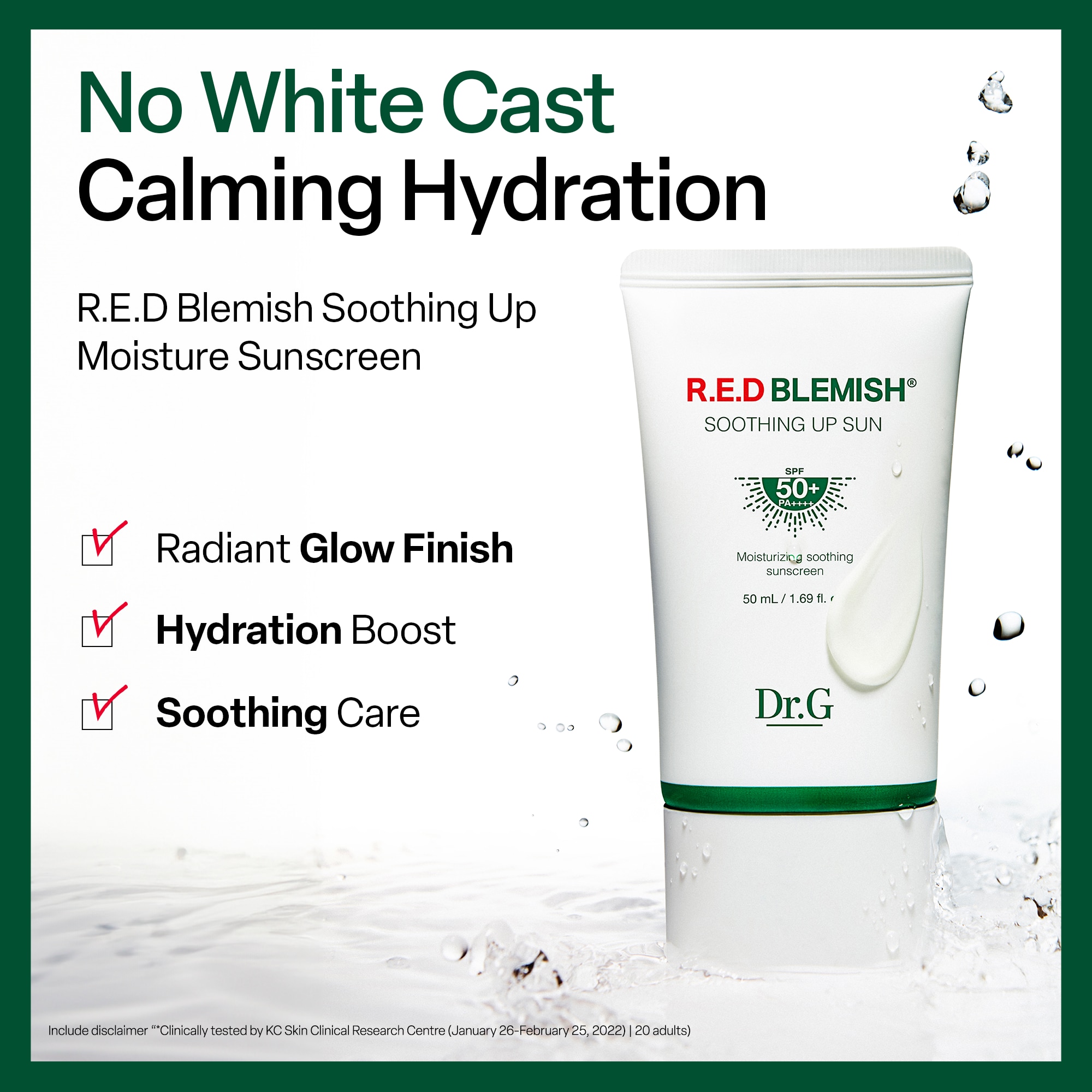 DR.G R.E.D Blemish Soothing Up Sun SPF50+ PA++++ Sunscreen 35ml image
