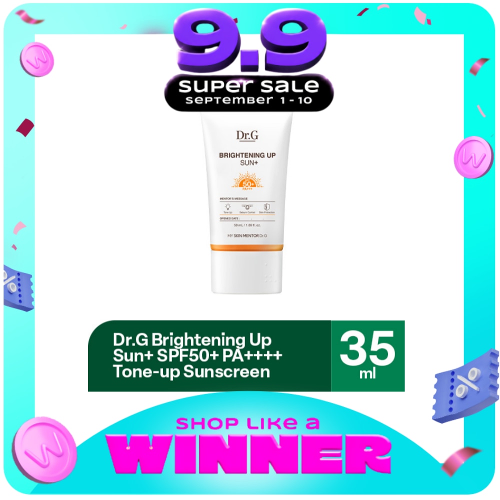 Dr.G Brightening Up Sun+ SPF50+ PA++++ Tone-up Sunscreen 35ml image