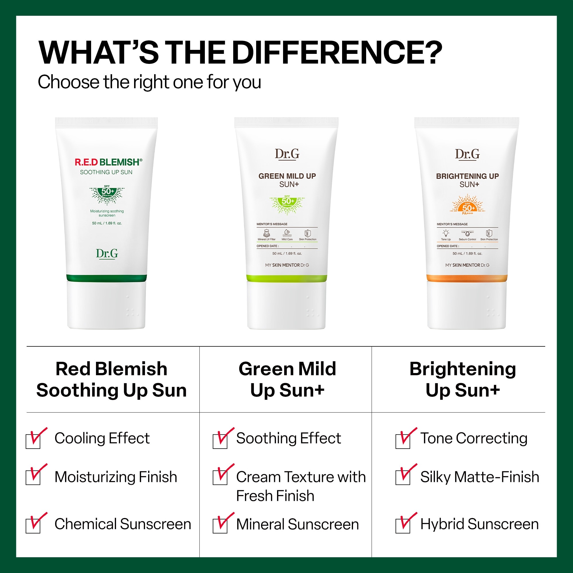 Dr.G Brightening Up Sun+ SPF50+ PA++++ Tone up Sunscreen 35ml image
