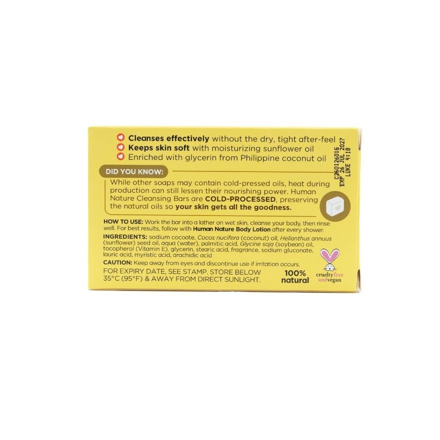 HUMAN NATURE Sunflower Moisturizing Bar 120g image