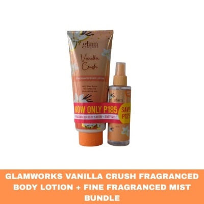 GLAMWORKS - GLAMWORKS Vanilla Crush Body Lotion with Vanilla Crush Mist Bundle image