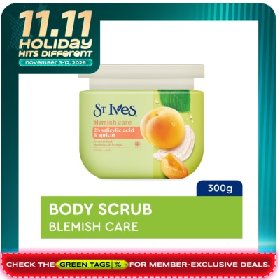 ST IVES ST IVES Blemish Care 2 Percent Salicylic Acid and Apricot Body Scrub 300g image