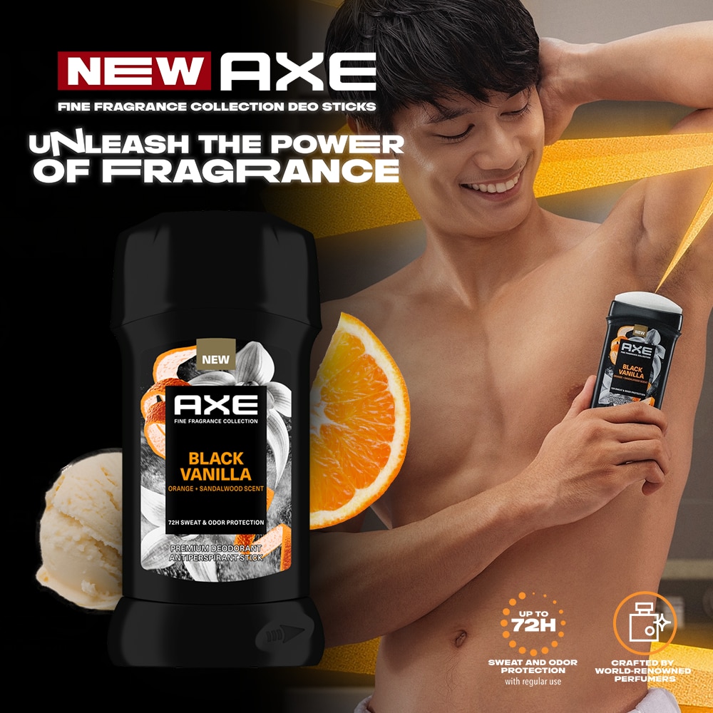 AXE Black Vanilla Premium Deodorant Antiperspirant Stick 85g image