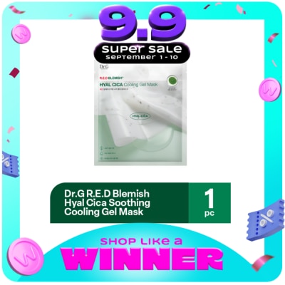 DR G - Dr.G R.E.D Blemish Hyal Cica Soothing Cooling Gel Mask image
