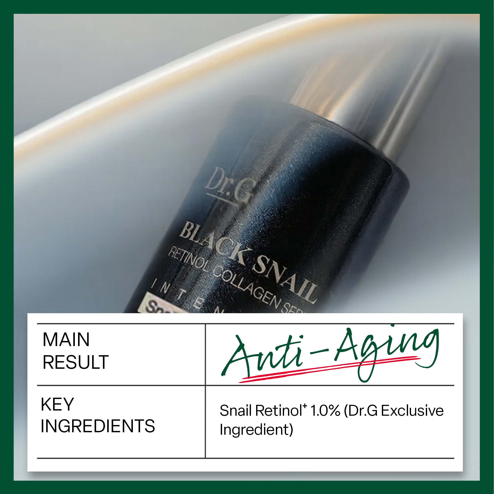 Dr.G Black Snail Retinol Collagen Serum Intense 30ml image
