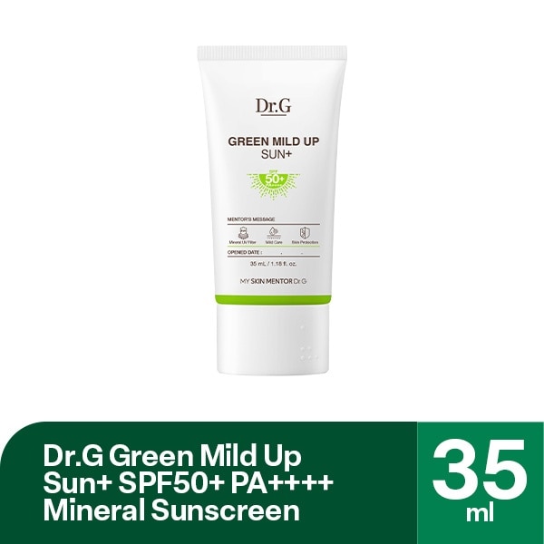 Dr.G Green Mild Up Sun+ SPF50+ PA++++ Mineral Sunscreen 35ml