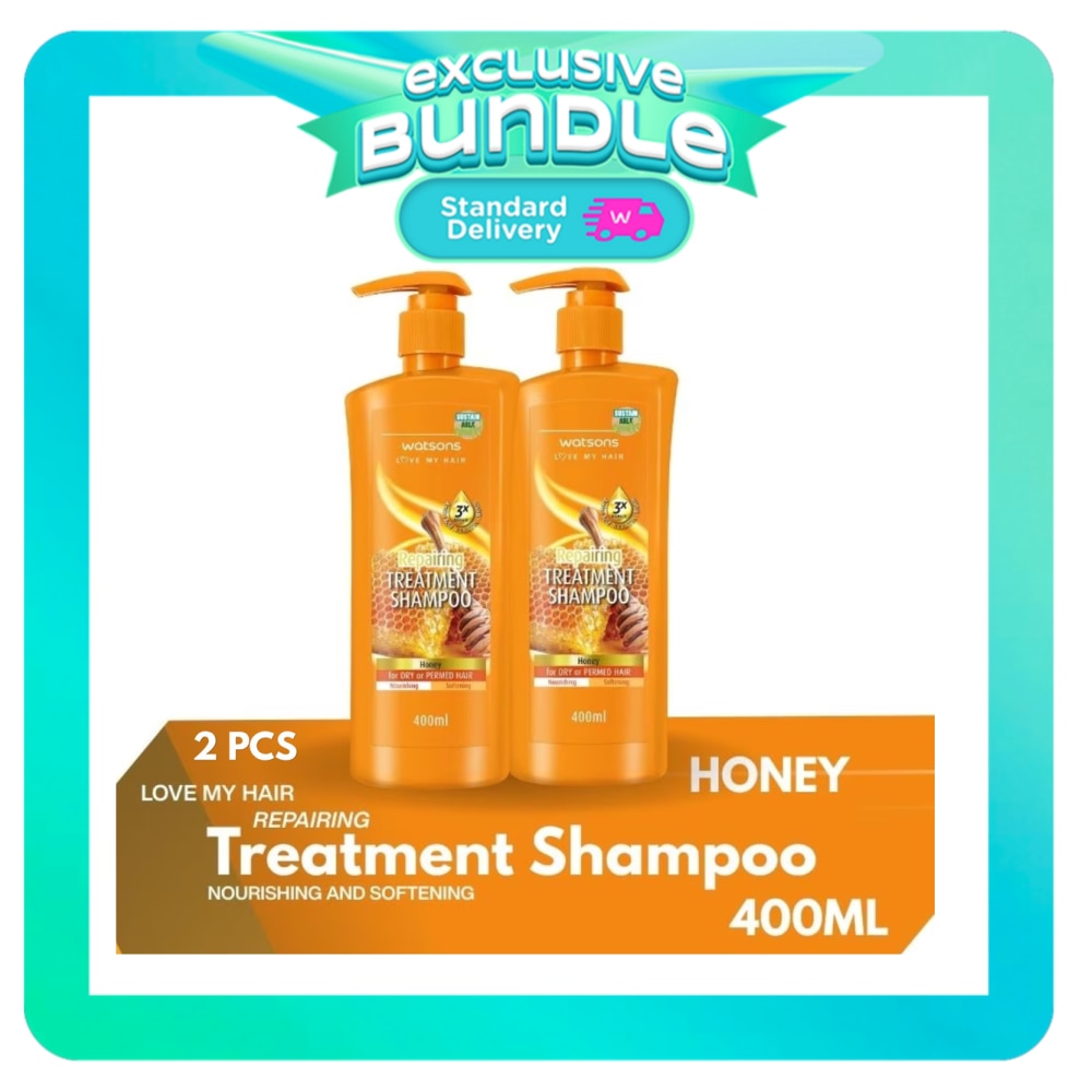 WATSONS Honey Treatment Shampoo 400ml X2 Bundle image