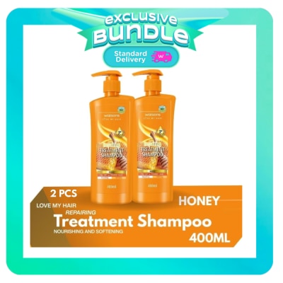 WATSONS - WATSONS Honey Treatment Shampoo 400ml X2- Bundle image