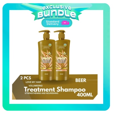 WATSONS - WATSONS Beer Volumising Treatment Shampoo Bundle 400ml
