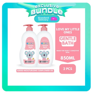 WATSONS - WATSONS Baby Gentle Bath Bundle 850ml
