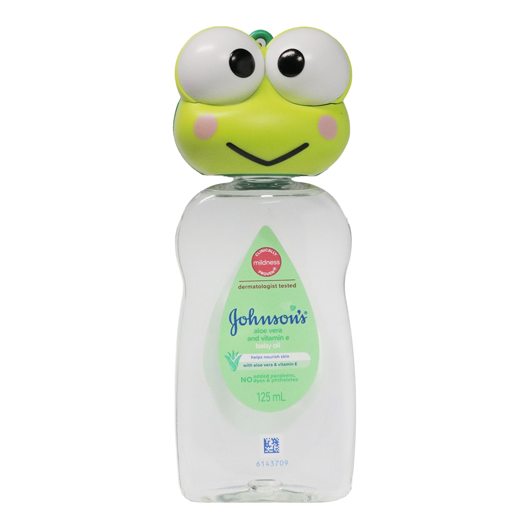JOHNSONS Oil Aloe Vera with Free Keroppi 125ml