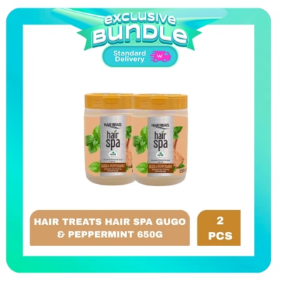HAIR TREATS HAIR TREATS Gugo with Peppermint Hair Spa 650g x 2 Bundle image