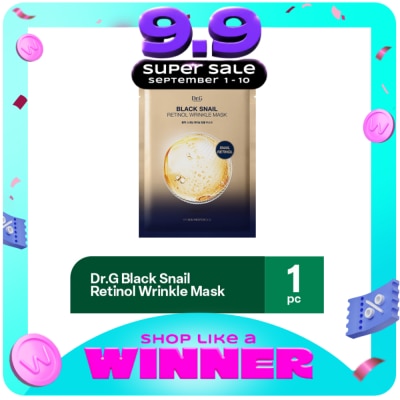 DR G - Dr.G Black Snail Retinol Wrinkle Mask image