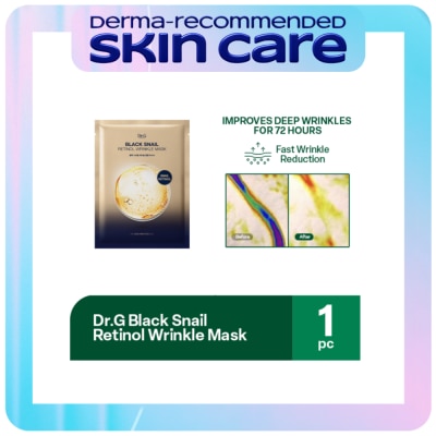 DR G Dr.G Black Snail Retinol Wrinkle Mask image