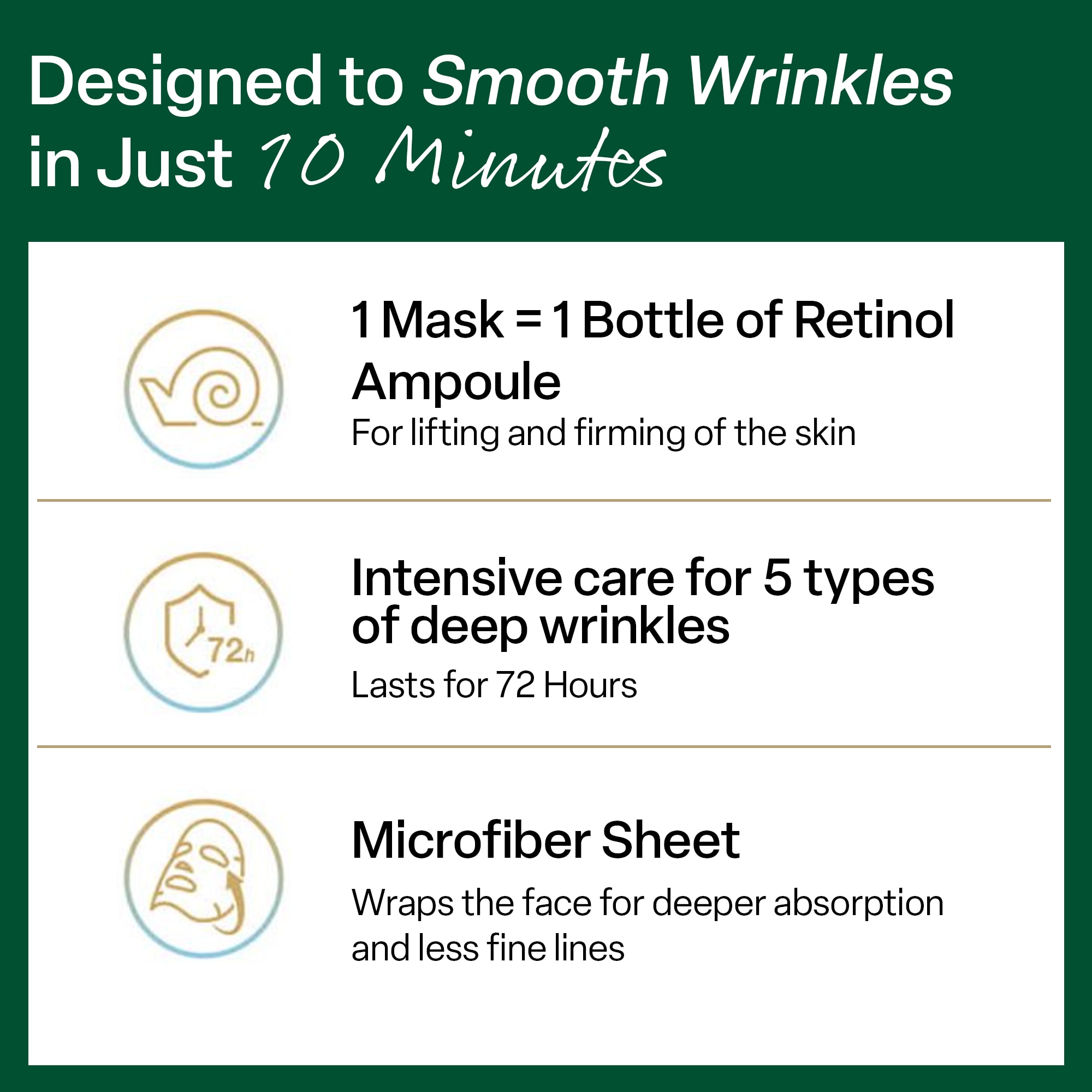 Dr.G Black Snail Retinol Wrinkle Mask image