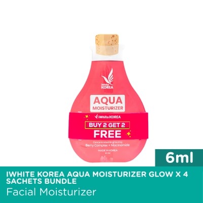 I WHITE KOREA - IWHITE KOREA Aqua Moisturizer Glow 6ml x 4 Sachets Bundle image