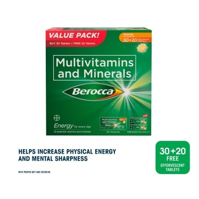 BEROCCA - BEROCCA Orange 30s + 20s Value Pack image