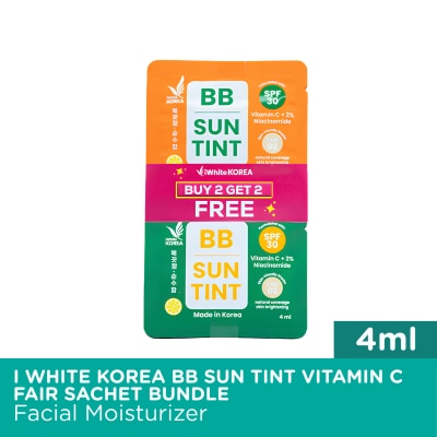 I WHITE KOREA - I WHITE KOREA BB Sun Tint Vitamin C Fair Sachet Bundle image