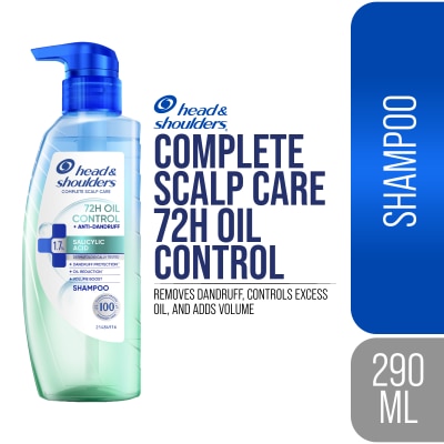 HEAD N SHOULDERS - HEAD & SHOULDERS Complete Scalp Care 72H Oil Control Shampoo 290ml image