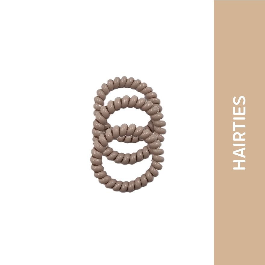 MIINE Spiral Hair Ties in Black 3s image