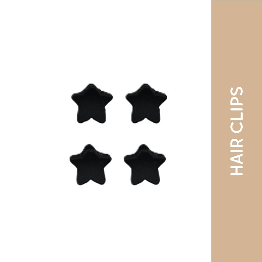 MIINE Star Hairclip Set in Black 4s image