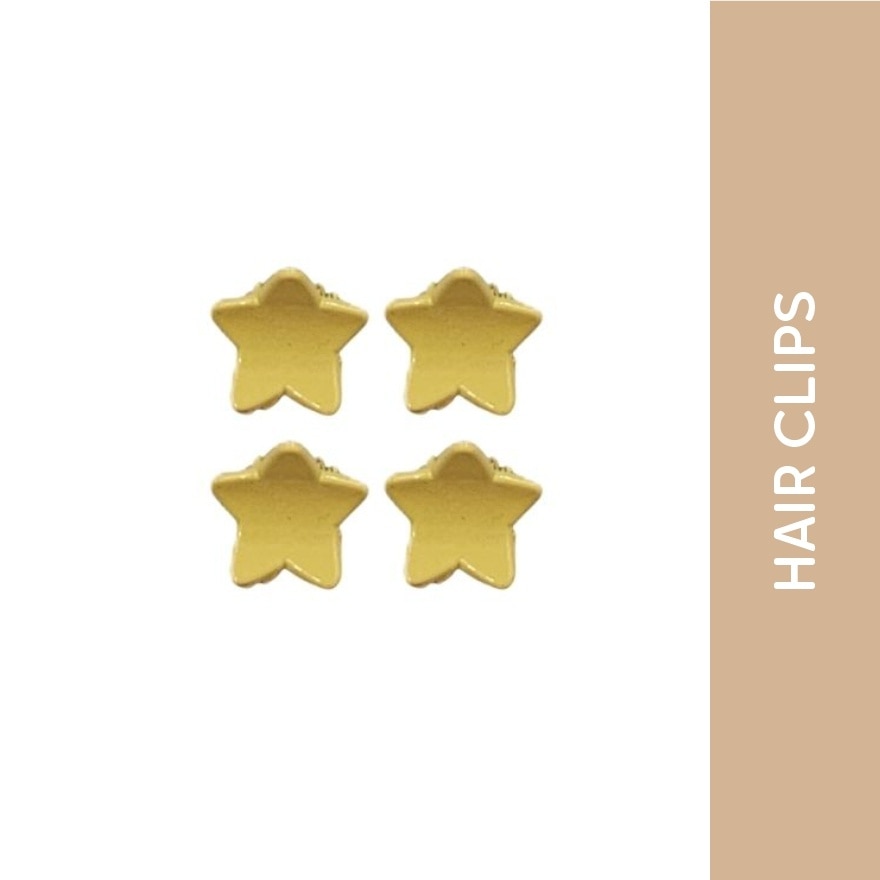MIINE Star Hairclip Set in Yellow 4s image