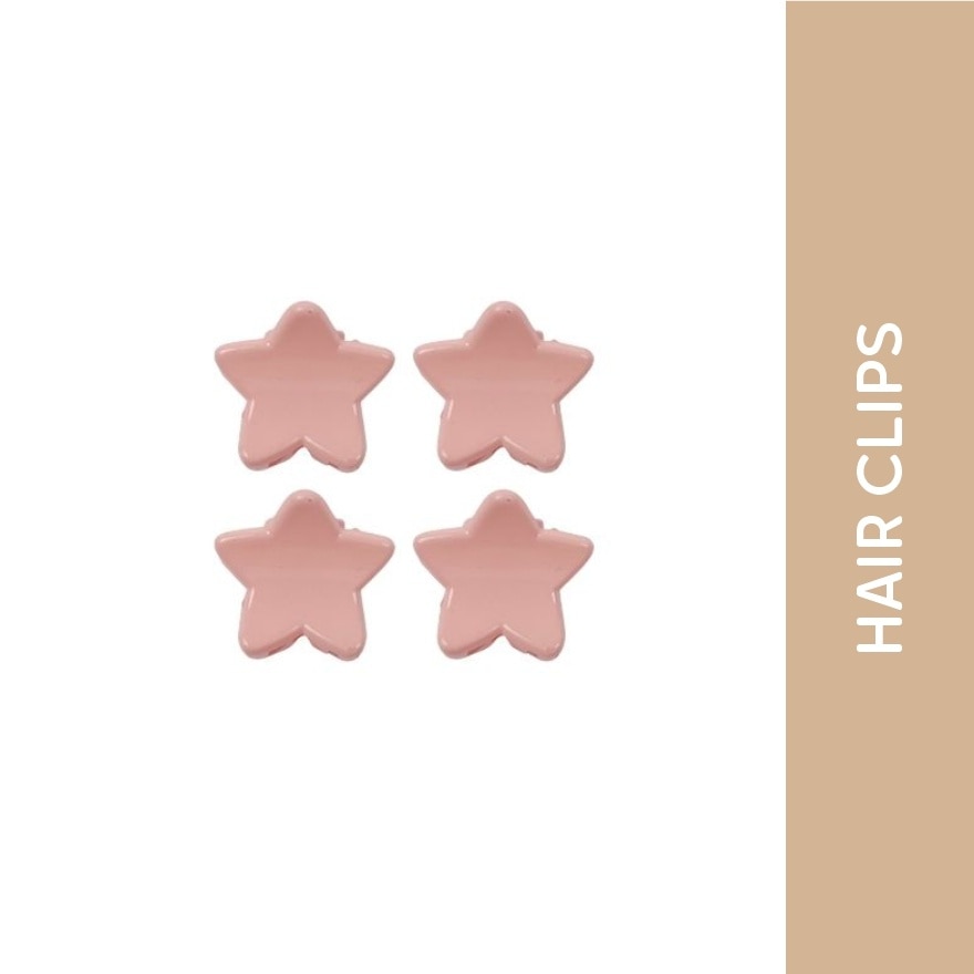 MIINE Star Hairclip Set in Pink 4s image