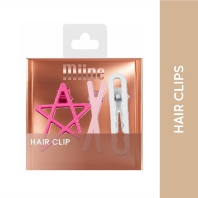 MIINE MIINE Pink x Hairclip Set 3s image