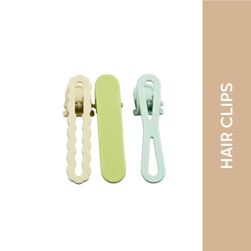 MIINE The Matcha Green Hairclip Set 3s image