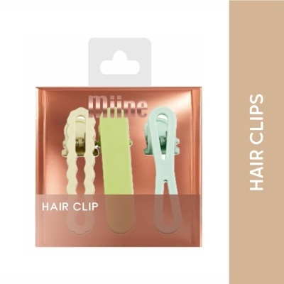 MIINE MIINE The Matcha Green Hairclip Set 3s image