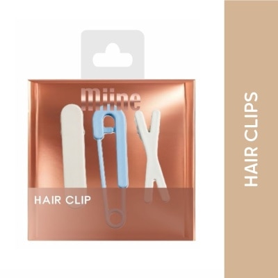 MIINE MIINE Sky Blue Hairclip Set 3s image