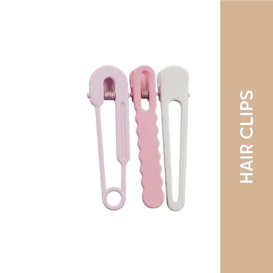 MIINE Bubblegum Pink Hairclip Set 3s image