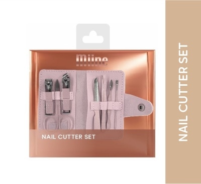 MIINE MIINE Blush Pink Pusher Case Nail Cutter Set image