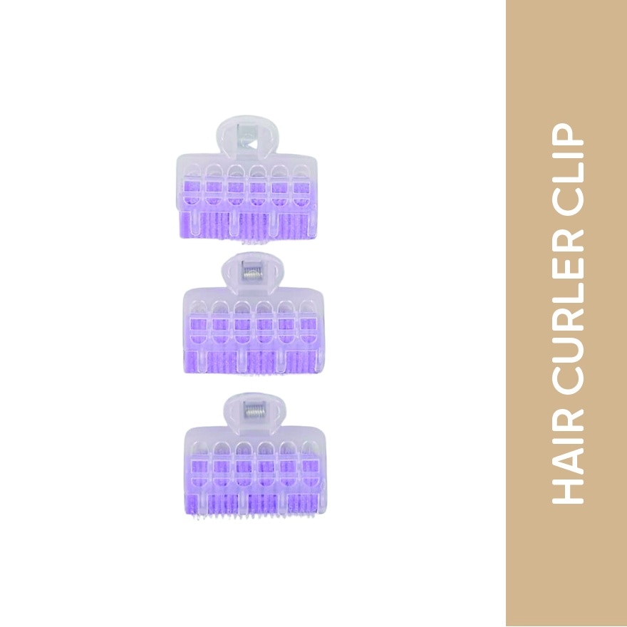 MIINE Hair Roller Clip Purple 3pcs image