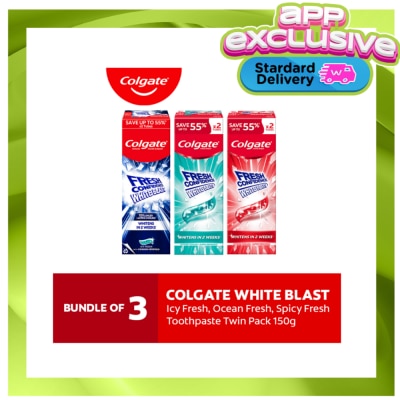 COLGATE - Colgate Fresh Confidence White Blast Toothpaste 150g Bundle of 6 image