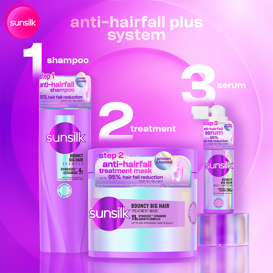 SUNSILK Bouncy Big Hair Scalp Hair Serum 45ml image