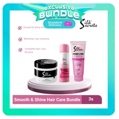 SILK SECRETS - SILK SECRETS Smooth Shine Haircare Bundle image