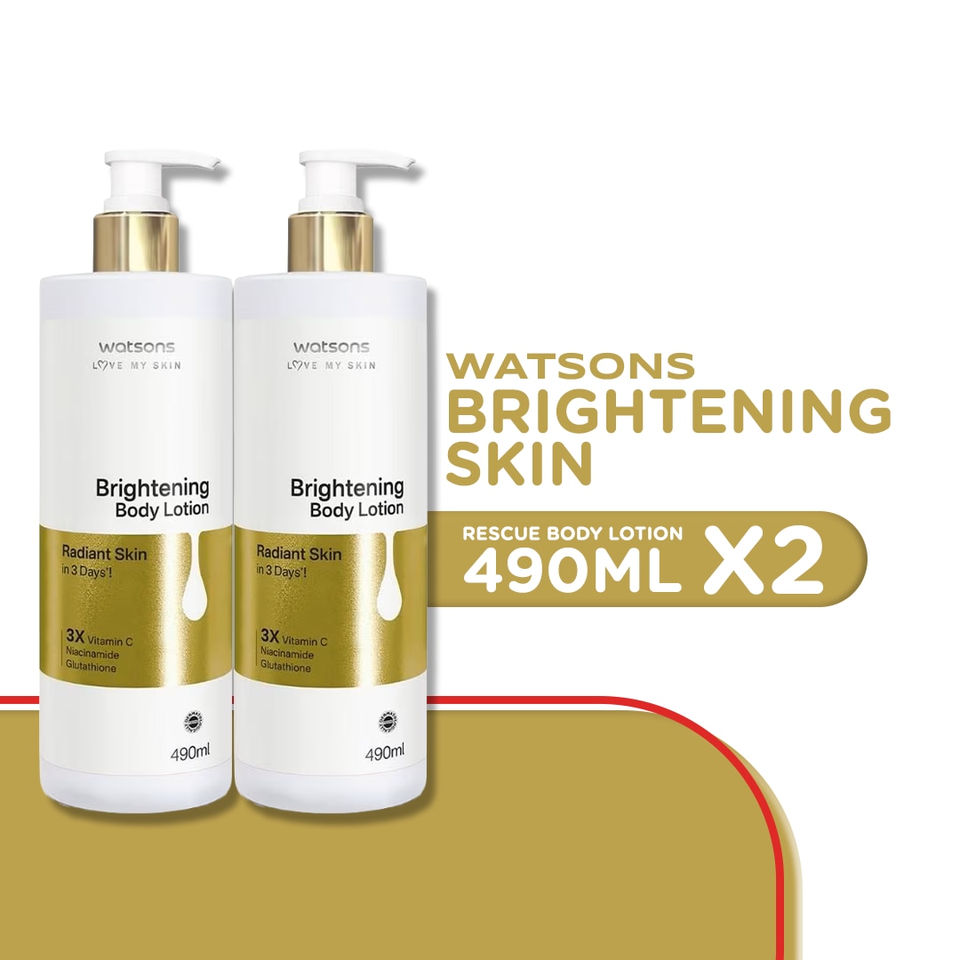 WATSONS Brightening Skin Rescue Body Lotion 490ml Bundle image