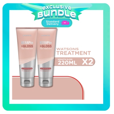 WATSONS - WATSONS Keraptn Gloss Treatment 220ml Bundle image