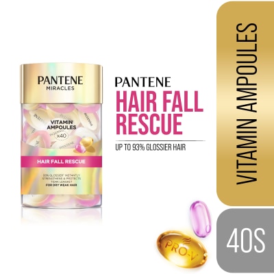 PANTENE PANTENE Miracles Hair Fall Rescue Vitamin Ampoules Leave On Treatment 40s image