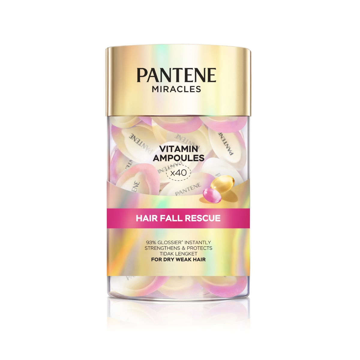 PANTENE Miracles Hair Fall Rescue Vitamin Ampoules Leave On Treatment 40s image